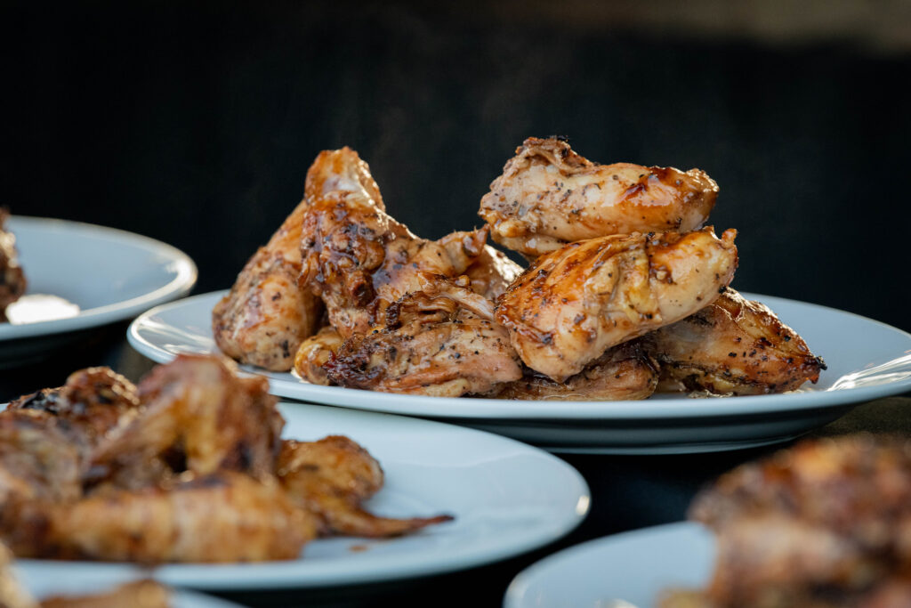 Smoked chicken legs